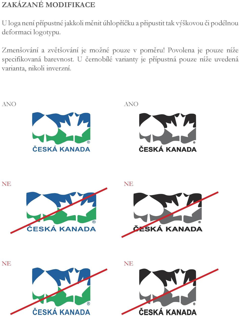Zmenšování a zvětšování je možné pouze v poměru!