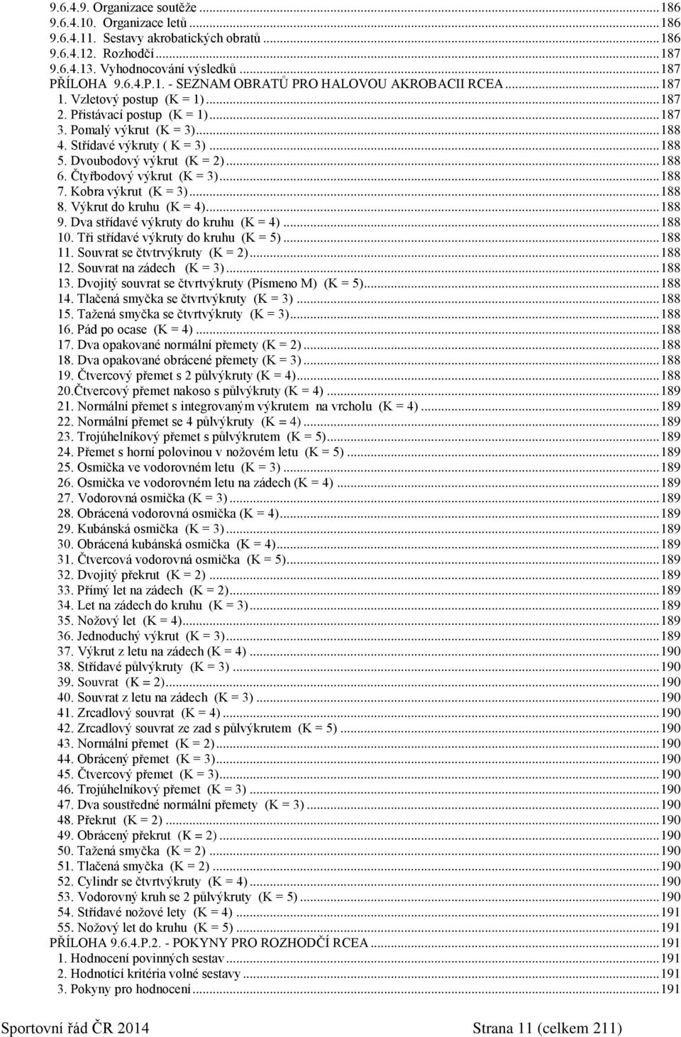 Čtyřbodový výkrut (K = 3)... 188 7. Kobra výkrut (K = 3)... 188 8. Výkrut do kruhu (K = 4)... 188 9. Dva střídavé výkruty do kruhu (K = 4)... 188 10. Tři střídavé výkruty do kruhu (K = 5)... 188 11.