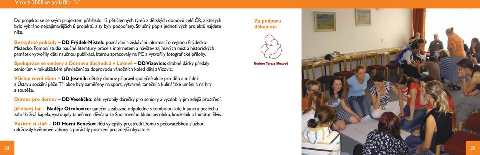 Pomocí studia naučné literatury, práce s internetem a návštev zajímavých míst a historických památek vytvořily děti naučnou publikaci, kterou zpracovaly na PC a vytvořily fotografické přílohy.