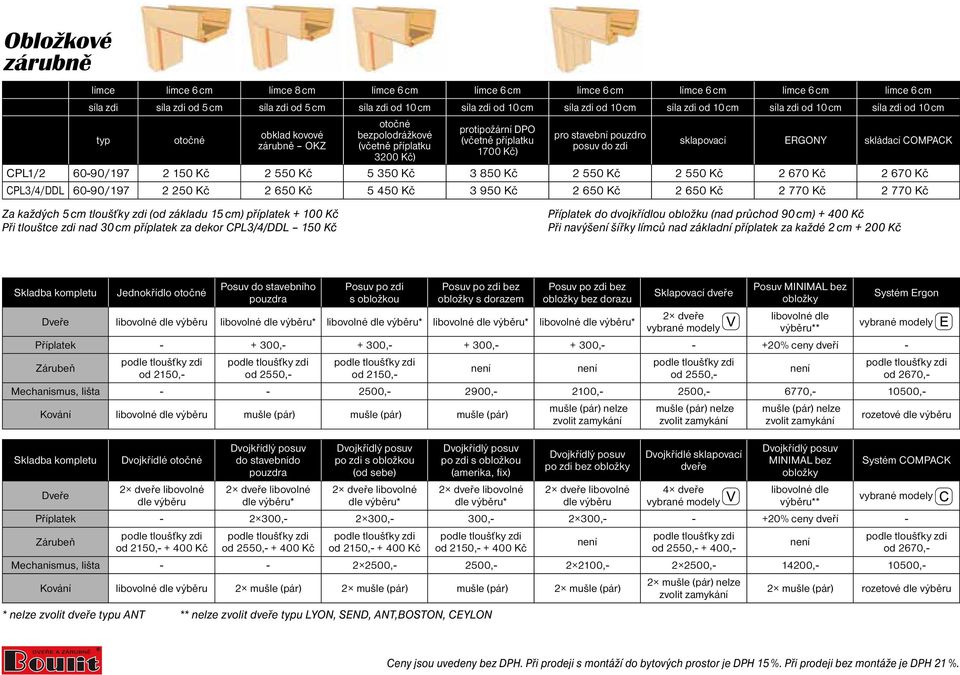 stavební pouzdro posuv do zdi sklapovací ERGONY skládací COMPACK CPL1/2 2 150 Kč 2 550 Kč 5 350 Kč 3 850 Kč 2 550 Kč 2 550 Kč 2 670 Kč 2 670 Kč CPL3/4/DDL 2 250 Kč 2 650 Kč 5 450 Kč 3 950 Kč 2 650 Kč
