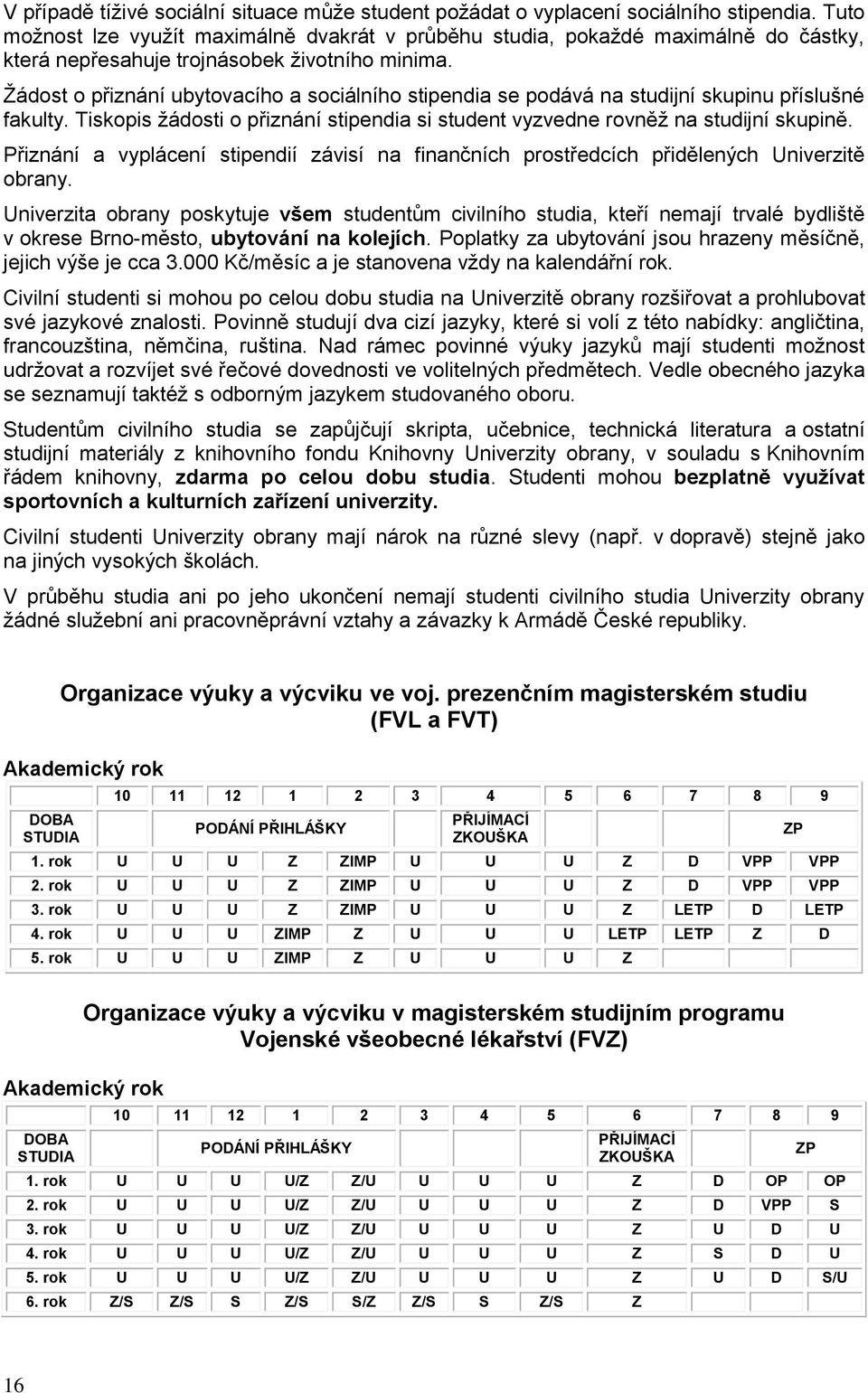 Žádost o přiznání ubytovacího a sociálního stipendia se podává na studijní skupinu příslušné fakulty. Tiskopis žádosti o přiznání stipendia si student vyzvedne rovněž na studijní skupině.