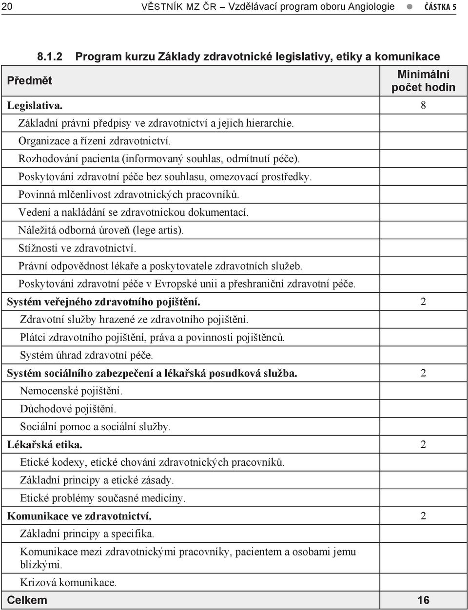 Organizace a řízení zdravotnictví. Rozhodování pacienta (informovaný souhlas, odmítnutí péče). Poskytování zdravotní péče bez souhlasu, omezovací prostředky.