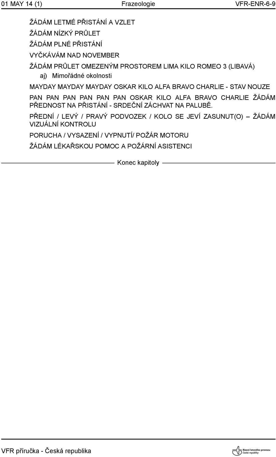 PAN PAN PAN PAN OSKAR KILO ALFA BRAVO CHARLIE ŽÁDÁM PŘEDNOST NA PŘISTÁNÍ - SRDEČNÍ ZÁCHVAT NA PALUBĚ.