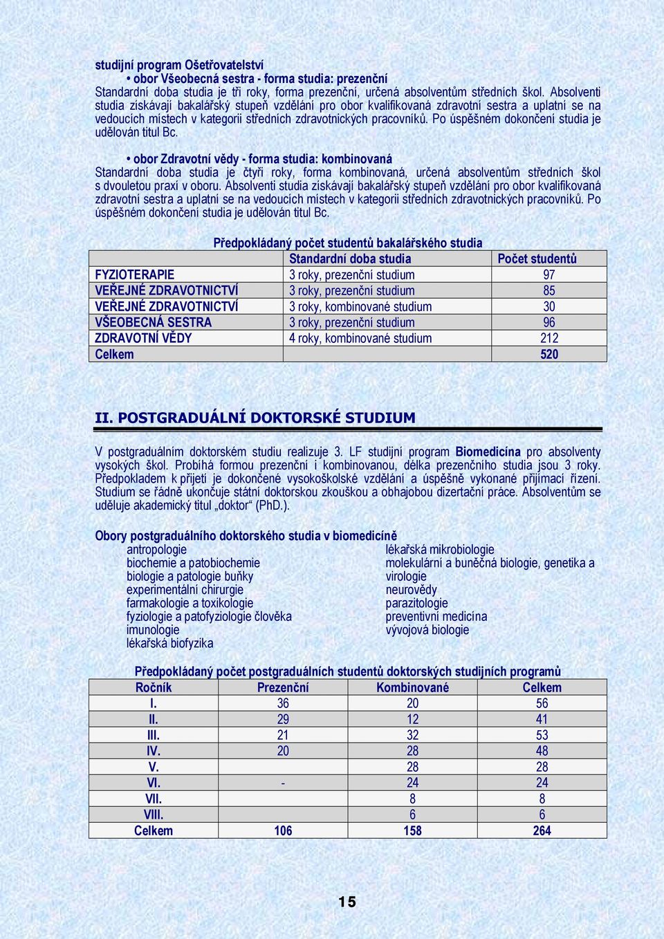 Po úspěšném dokončení studia je udělován titul Bc.