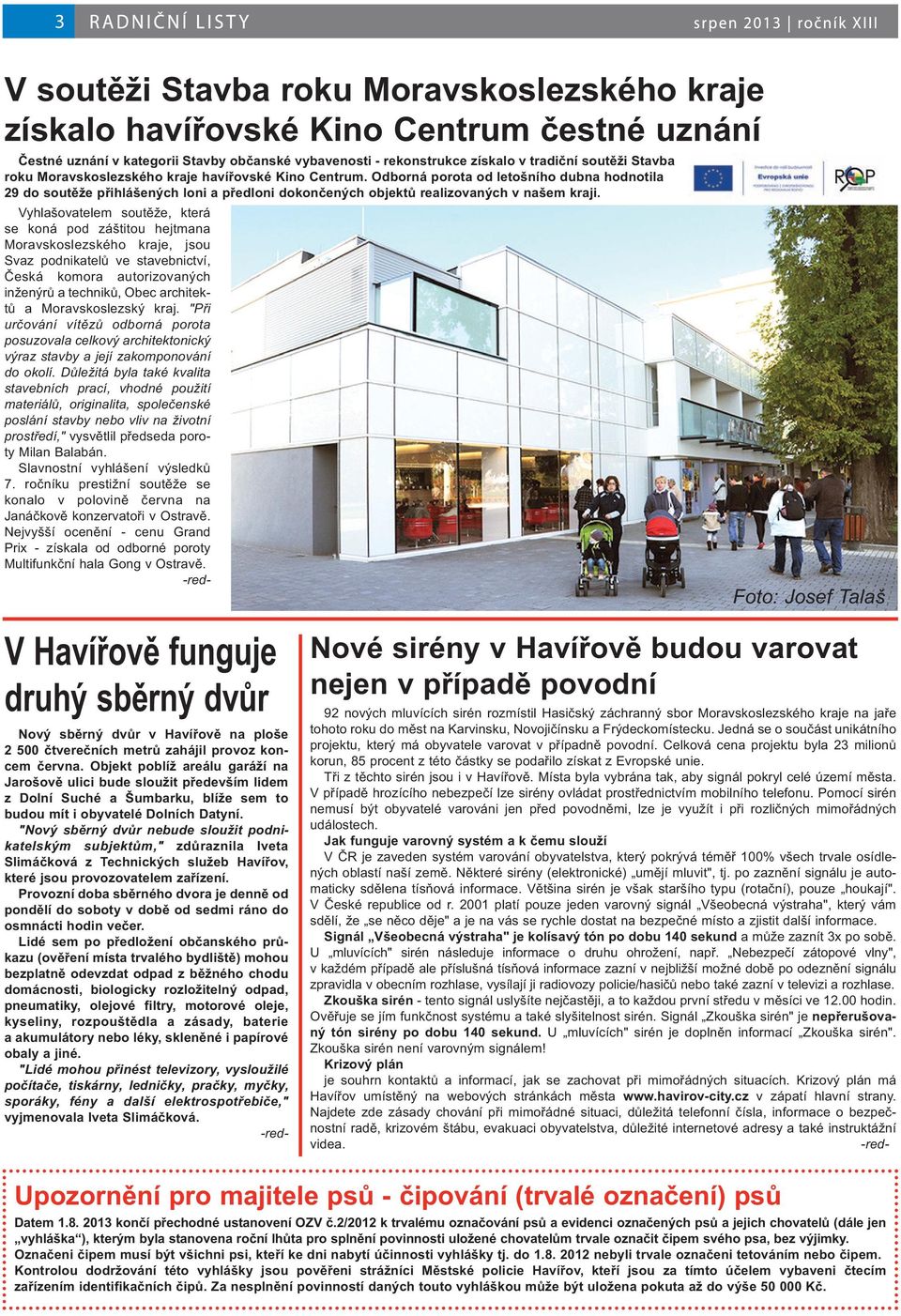 Také Havířov má "protihlukovou vyhlášku" - PDF Stažení zdarma