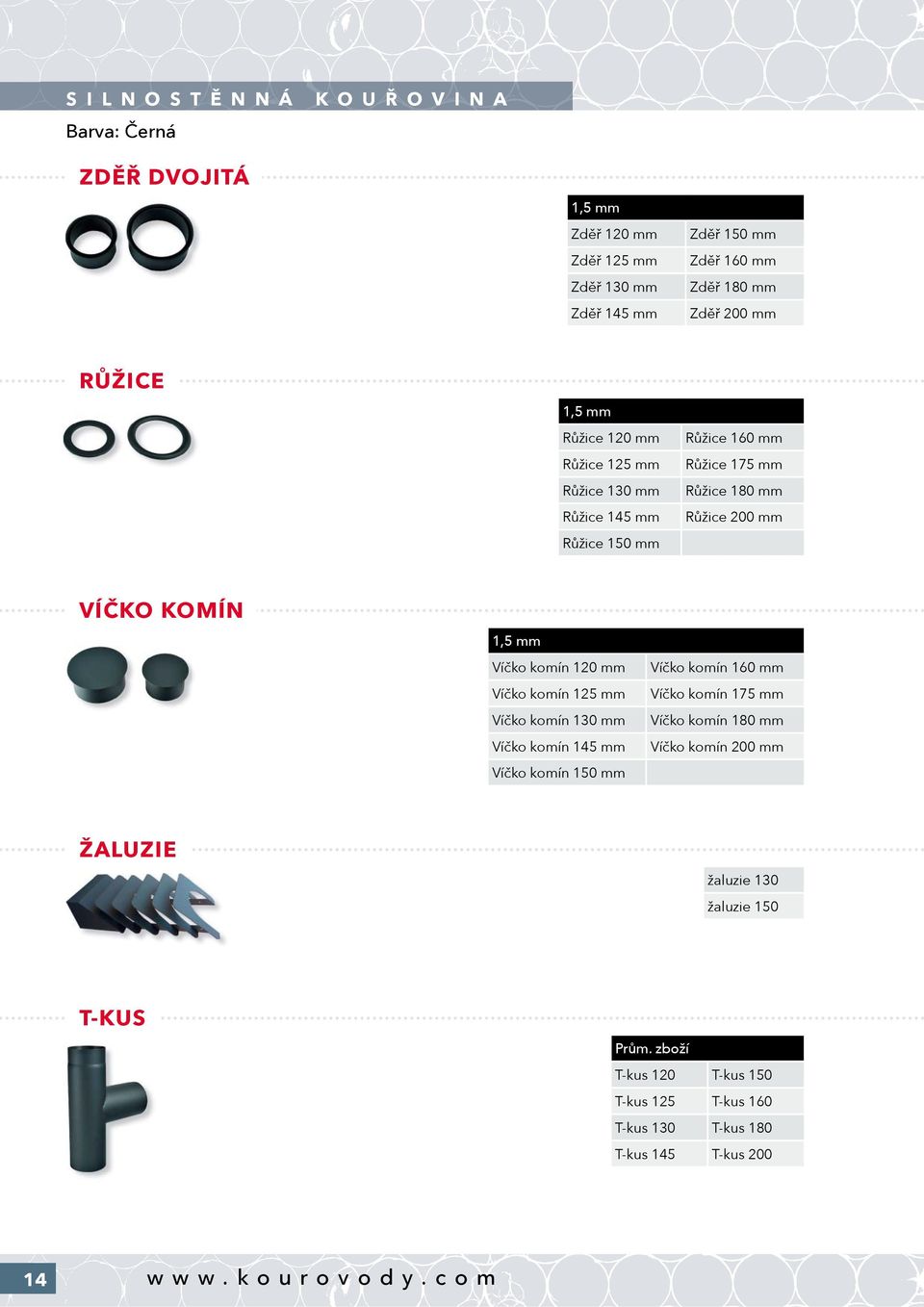 Víčko komín 120 mm Víčko komín 125 mm Víčko komín 130 mm Víčko komín 145 mm Víčko komín 150 mm Víčko komín 160 mm Víčko komín 175 mm Víčko komín 180 mm Víčko