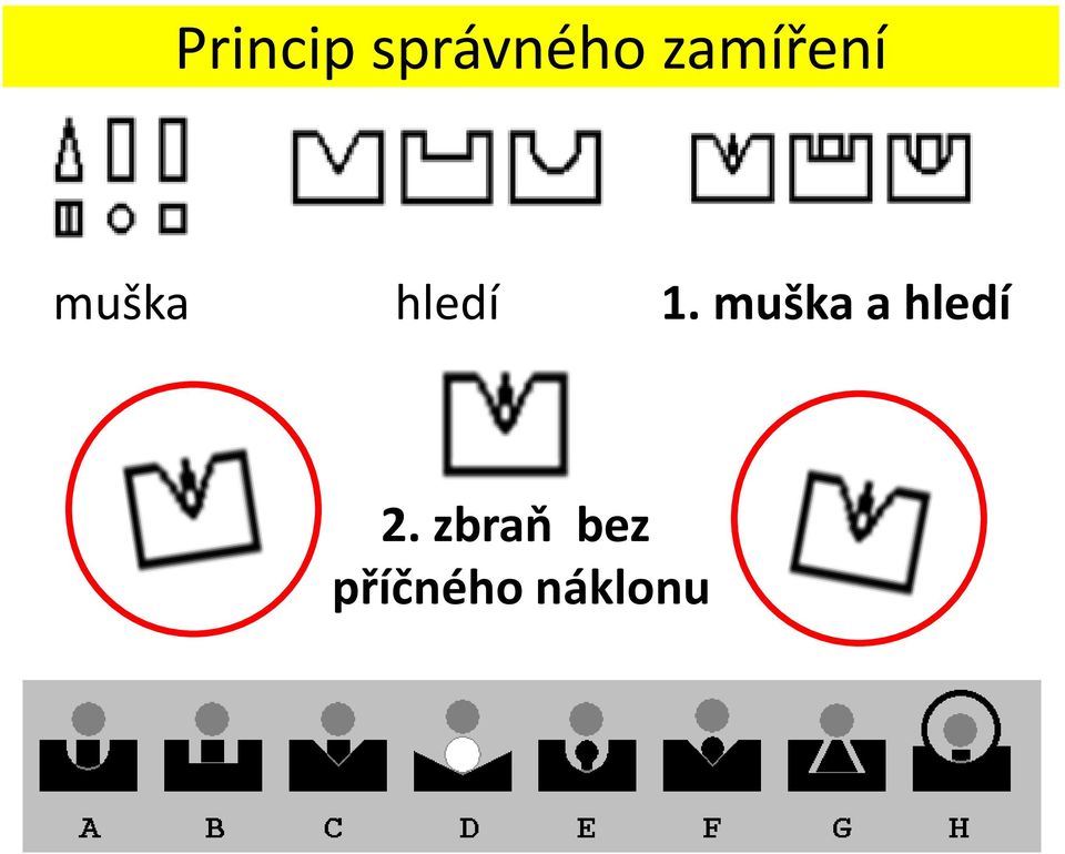 1. muška a hledí 2.