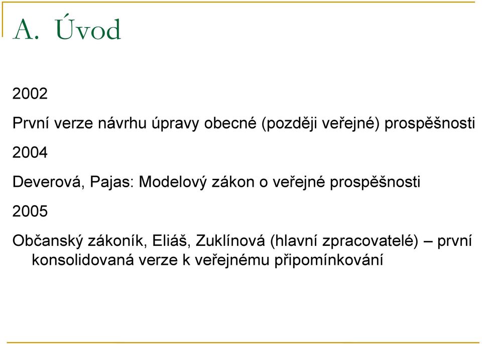 veřejné prospěšnosti 2005 Občanský zákoník, Eliáš, Zuklínová