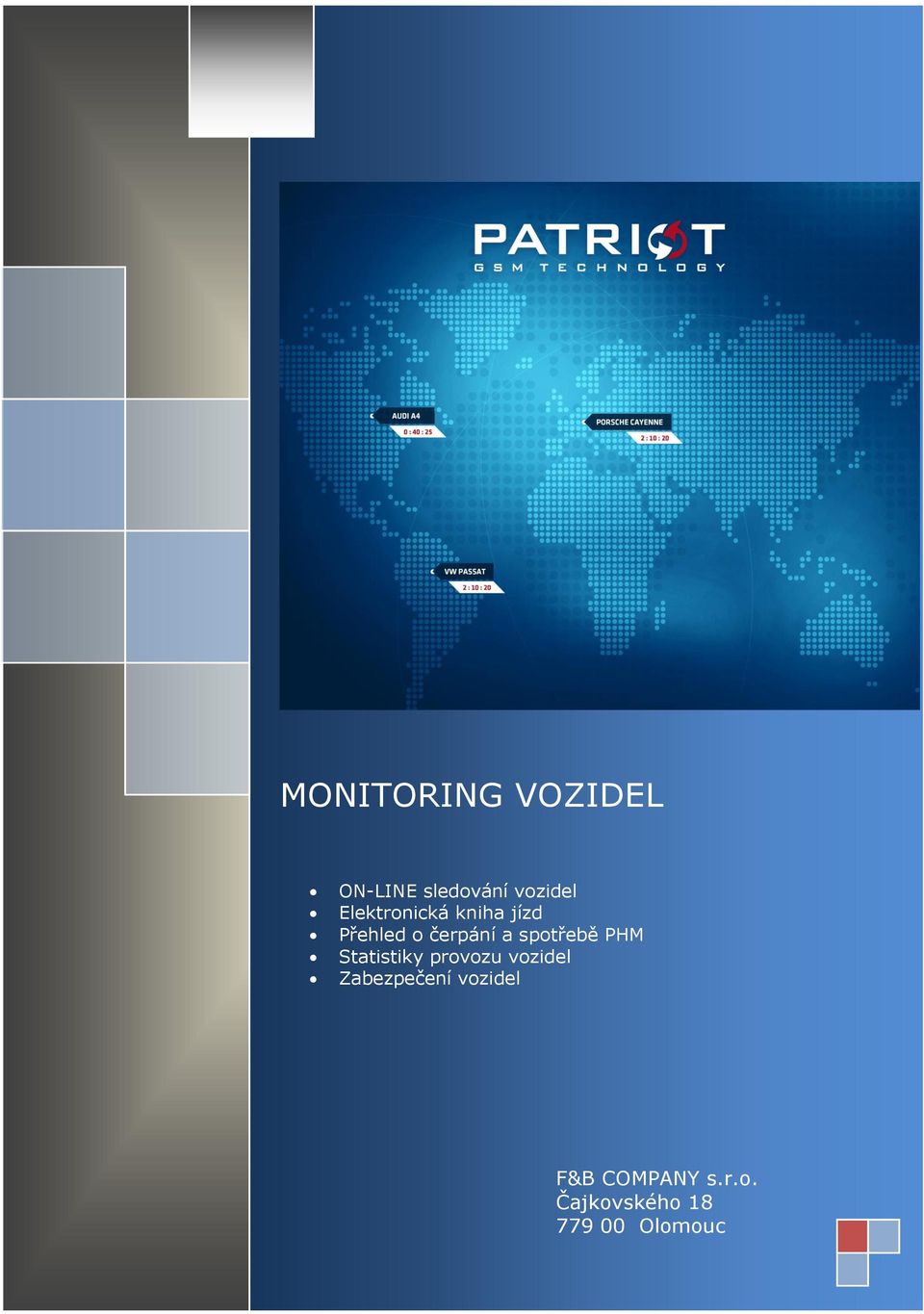 spotřebě PHM Statistiky provozu vozidel