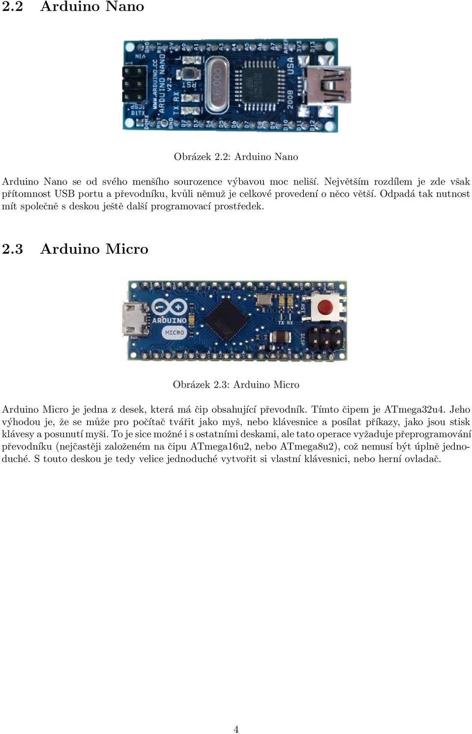1 O Arduinu 2. 2 Typy desek Arduino Mini Arduino Nano Arduino Micro LilyPad Arduino  Arduino Fio... - PDF Free Download