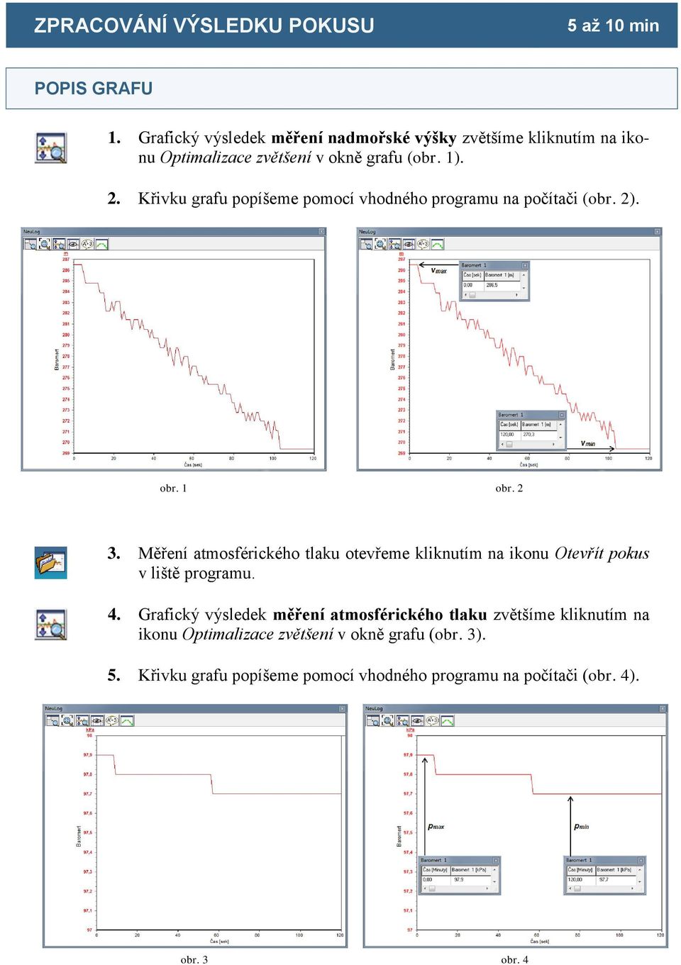 Křivku grafu popíšeme pomocí vhodného programu na počítači (obr. 2). obr. 1 obr. 2 3.