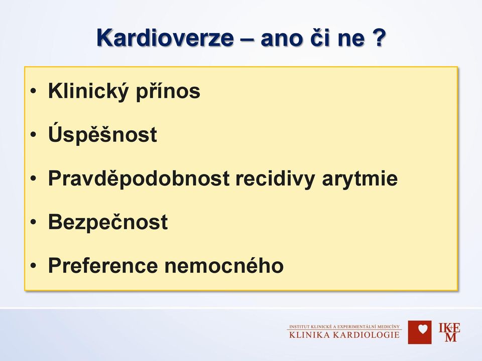 Pravděpodobnost recidivy