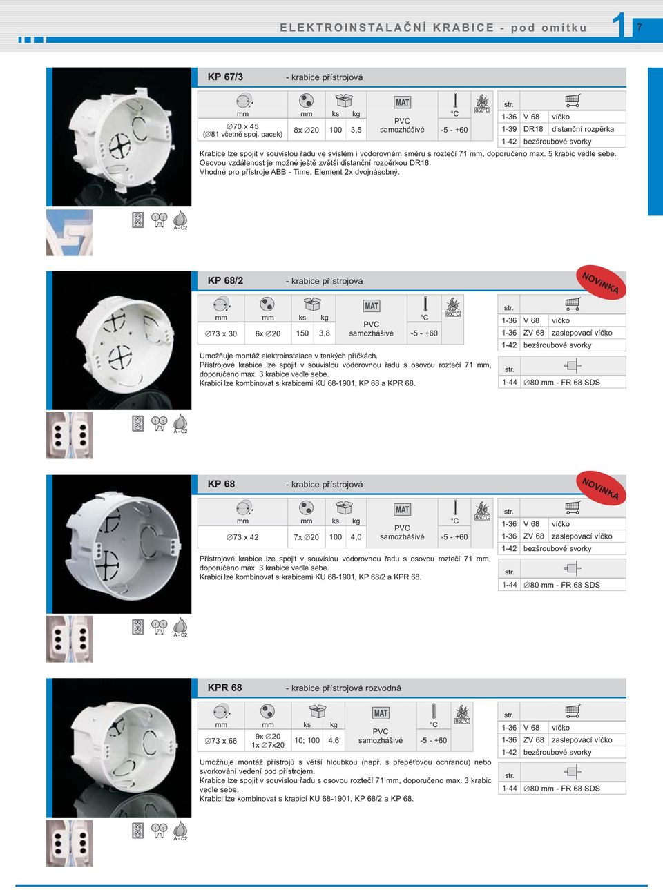 ELEKTROINSTALAČNÍ KRABICE A PŘÍSLUŠENSTVÍ - PDF Free Download