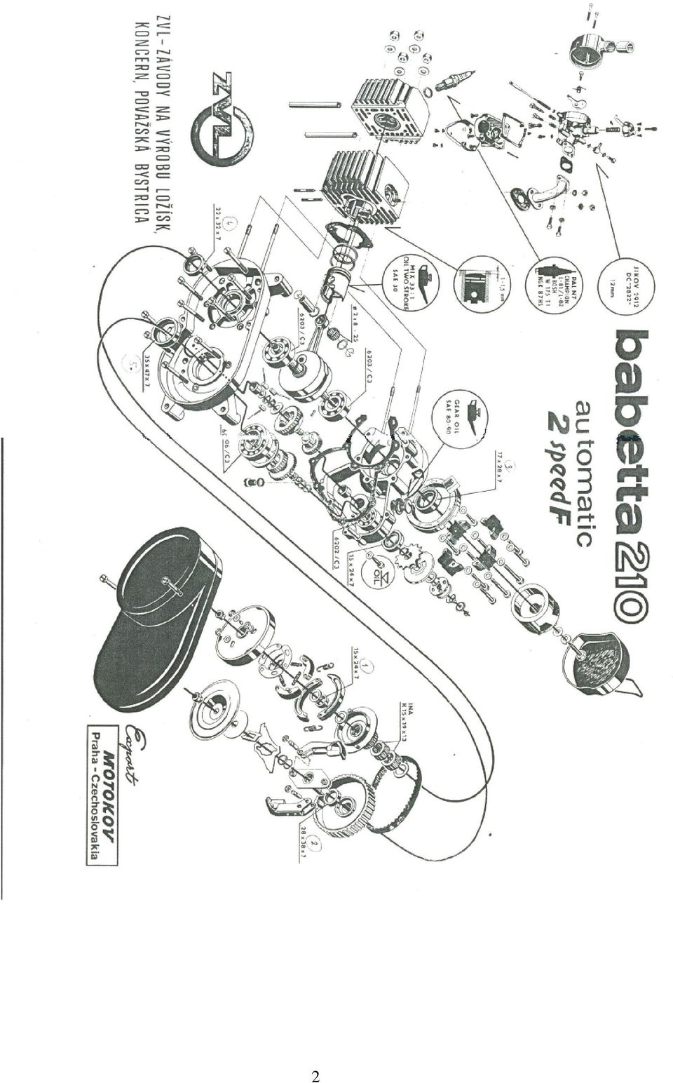 Katalog ND a manuál. Pro moped JAWA BABETTA PDF Free Download