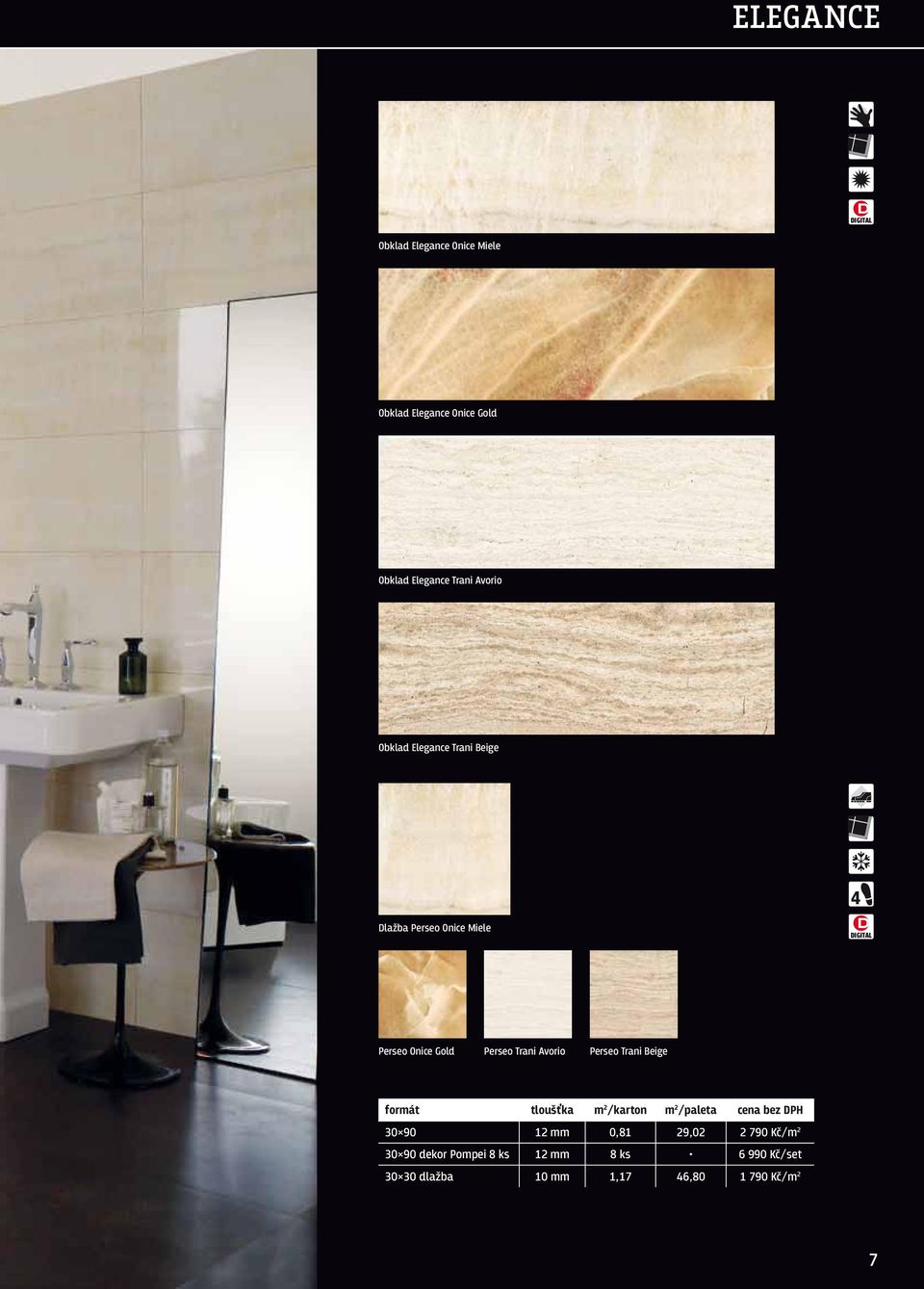 Perseo Onice Gold Perseo Trani Avorio Perseo Trani Beige 30 90 12 mm 0,81 29,02 2 790