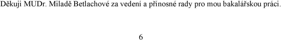 vedení a přínosné