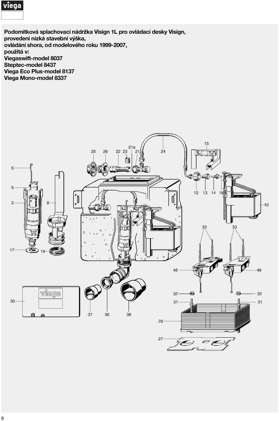 od modelového roku 1999-2007, použitá v: Viegaswift-model