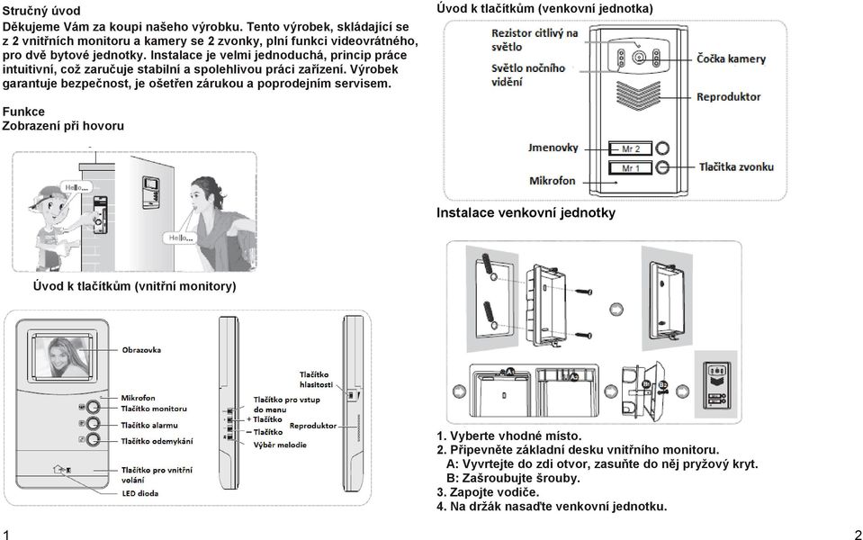 Výrobek garantuje bezpečnost, je ošetřen zárukou a poprodejním servisem.