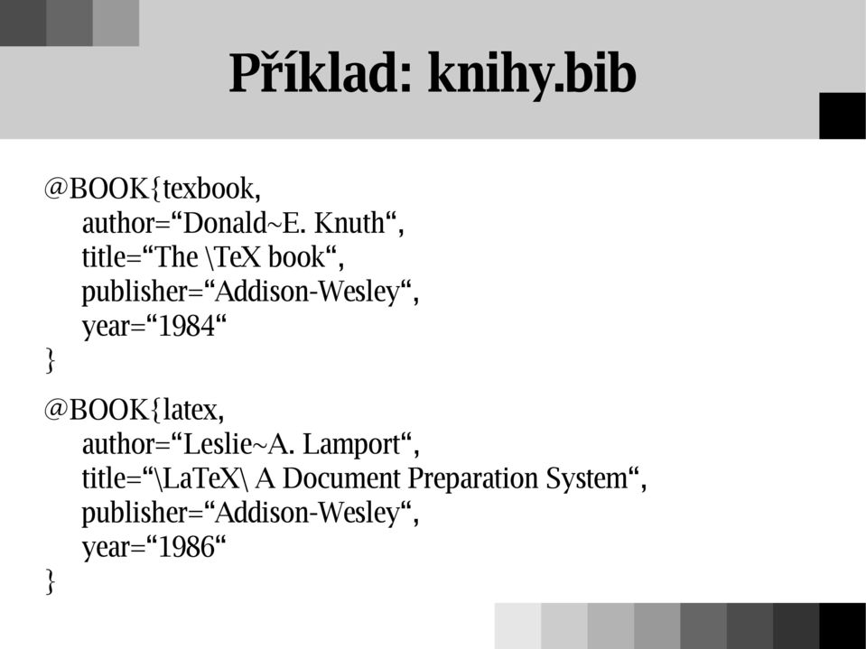 Přílohy. \appendix zahájí sazbu příloh - PDF Free Download