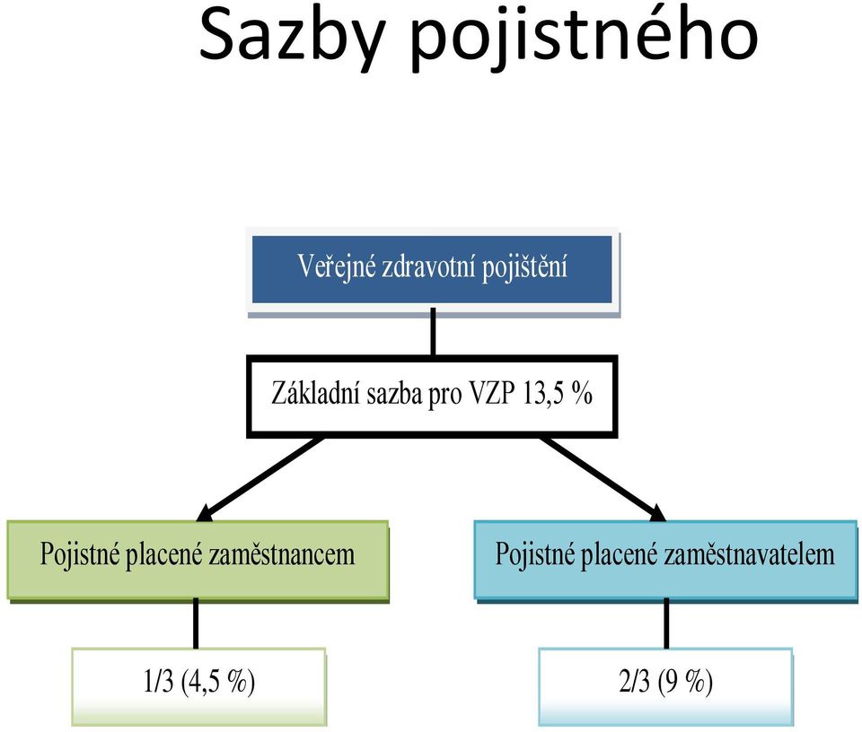 Pojistné placené zaměstnancem Pojistné