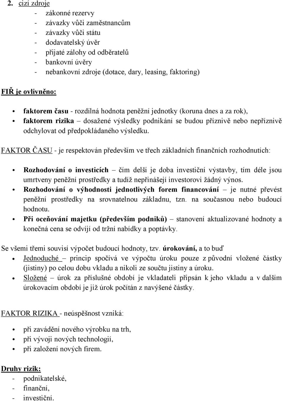 předpokládaného výsledku.