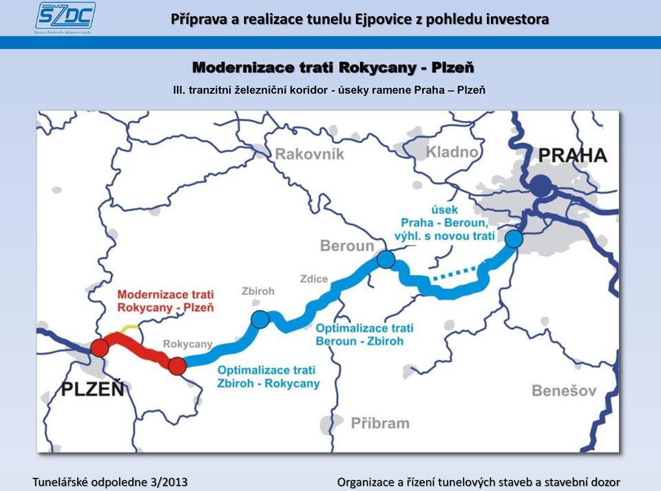 úseky ramene Praha