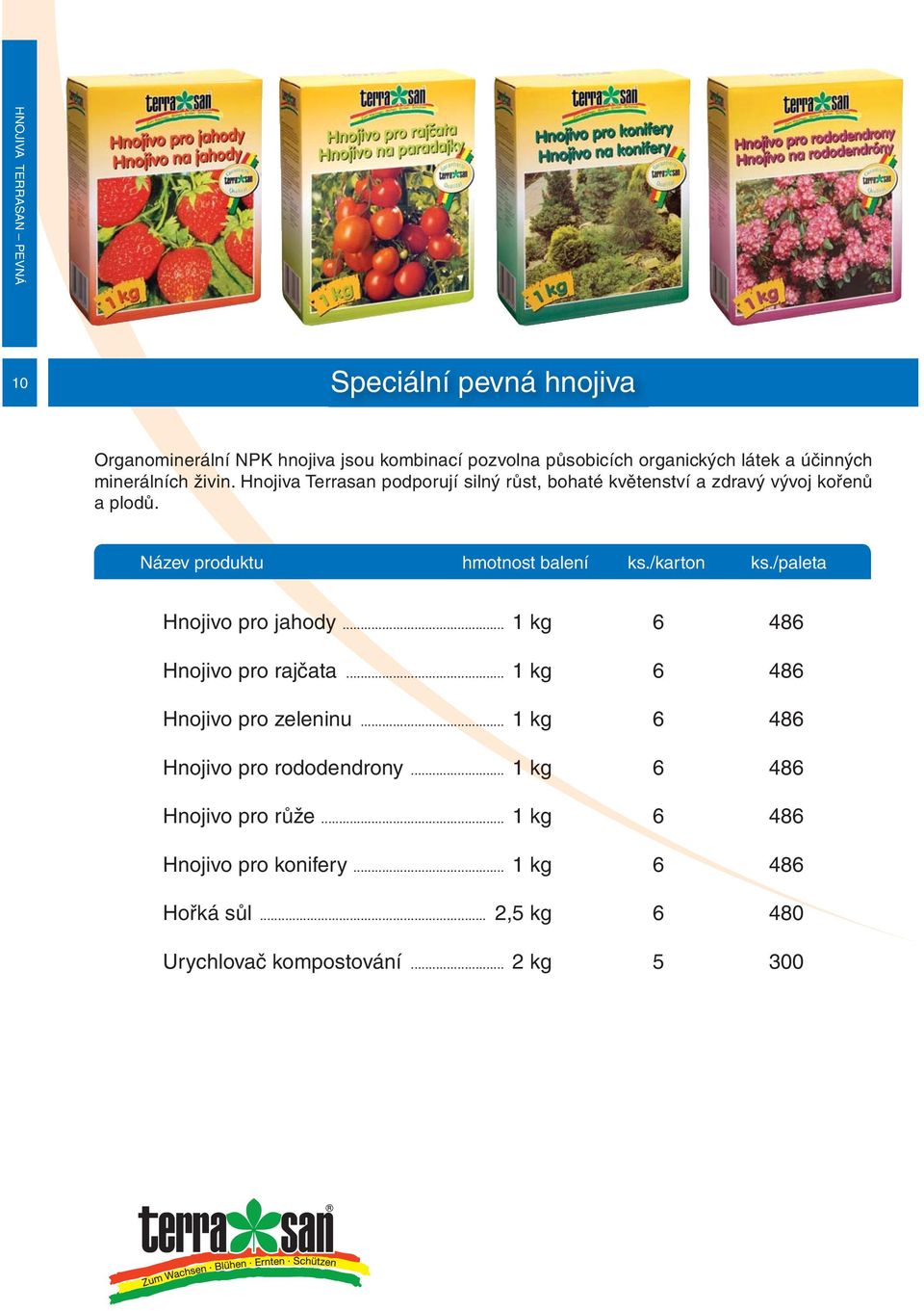 /karton ks./paleta Hnojivo pro jahody... 1 kg 6 486 Hnojivo pro rajčata... 1 kg 6 486 Hnojivo pro zeleninu.