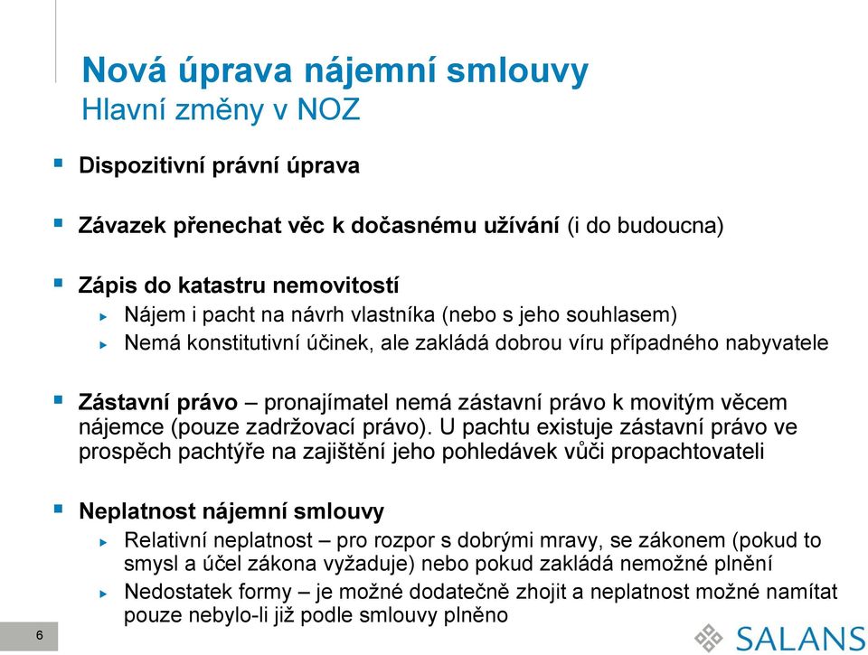 zadržovací právo).