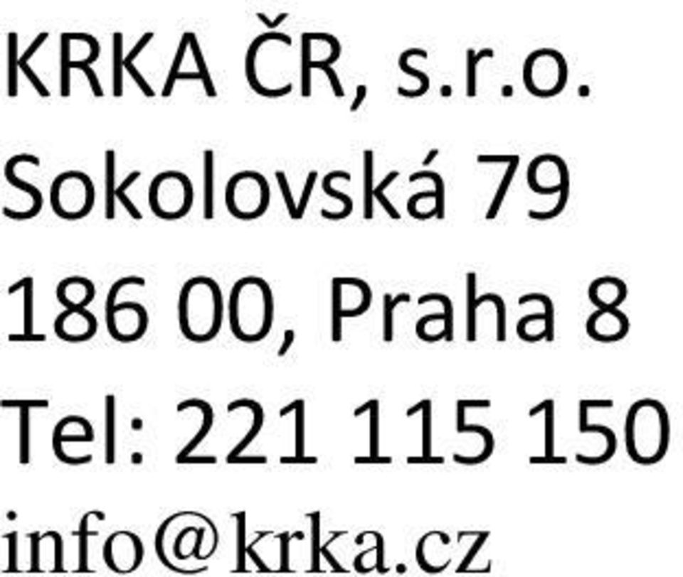 00, Praha 8 Tel: