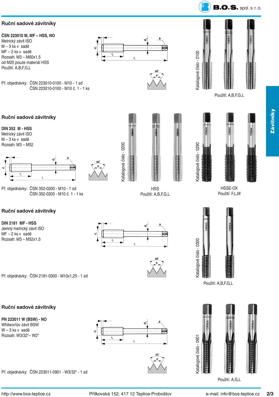 objednávky: ČSN 352-0200 - M10-1 sd ČSN 352-0200 - M10 č.