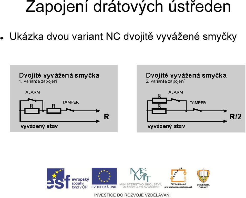 dvou variant NC