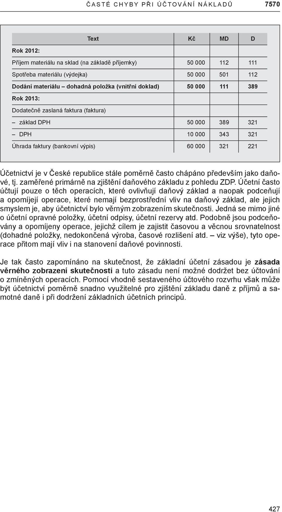 republice stále poměrně často chápáno především jako daňové, tj. zaměřené primárně na zjištění daňového základu z pohledu ZDP.