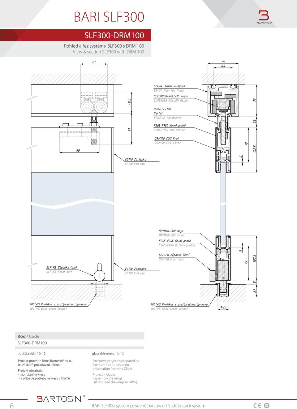 Kryt DRM100-COV Cover 79 102.