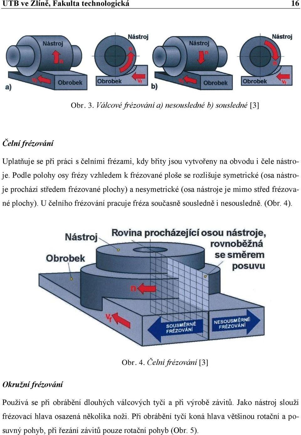 Podle polohy osy frézy vzhledem k frézované ploše se rozlišuje symetrické (osa nástroje prochází středem frézované plochy) a nesymetrické (osa nástroje je mimo střed frézované plochy).