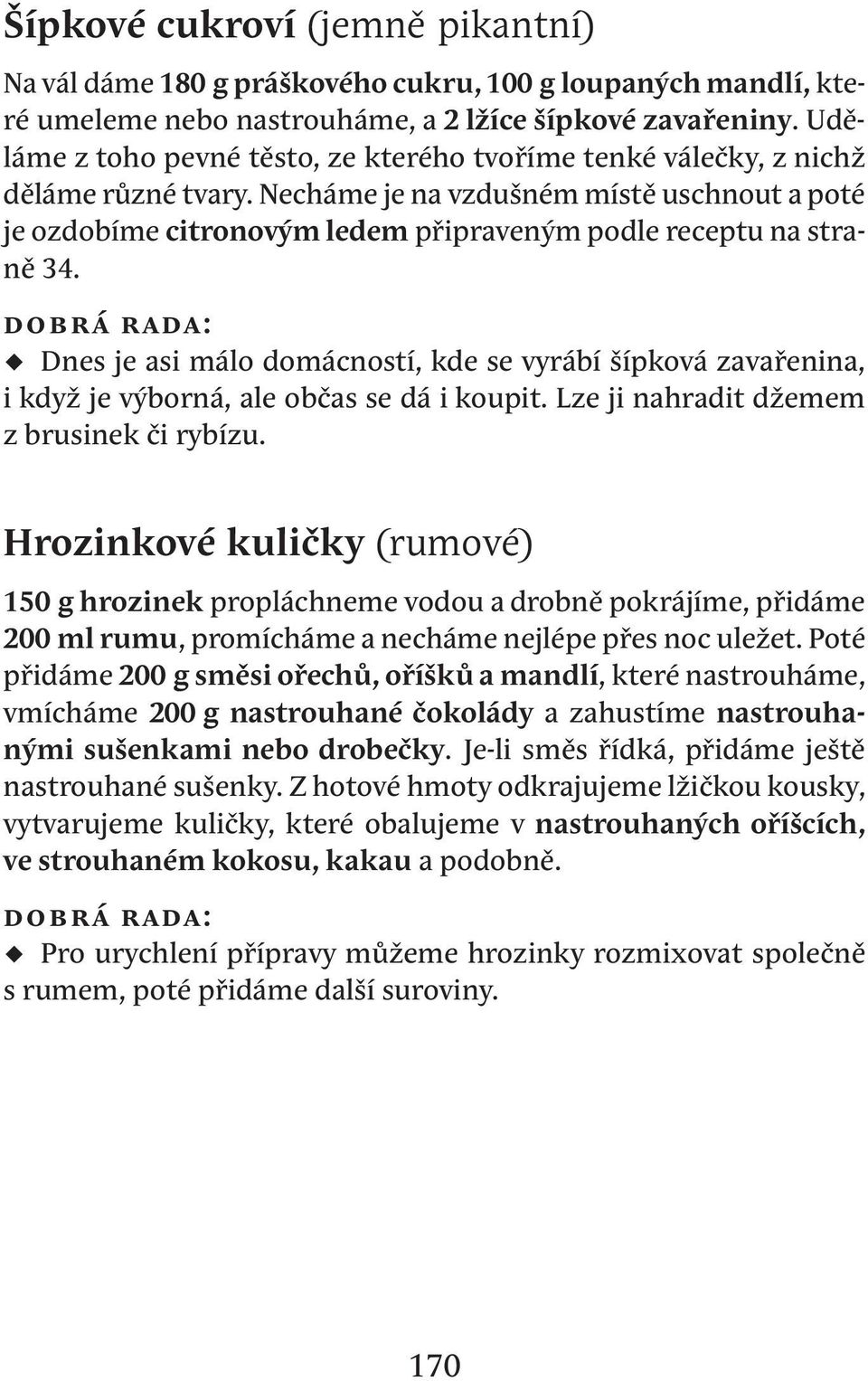 Necháme je na vzdušném místě uschnout a poté je ozdobíme citronovým ledem připraveným podle receptu na straně 34.