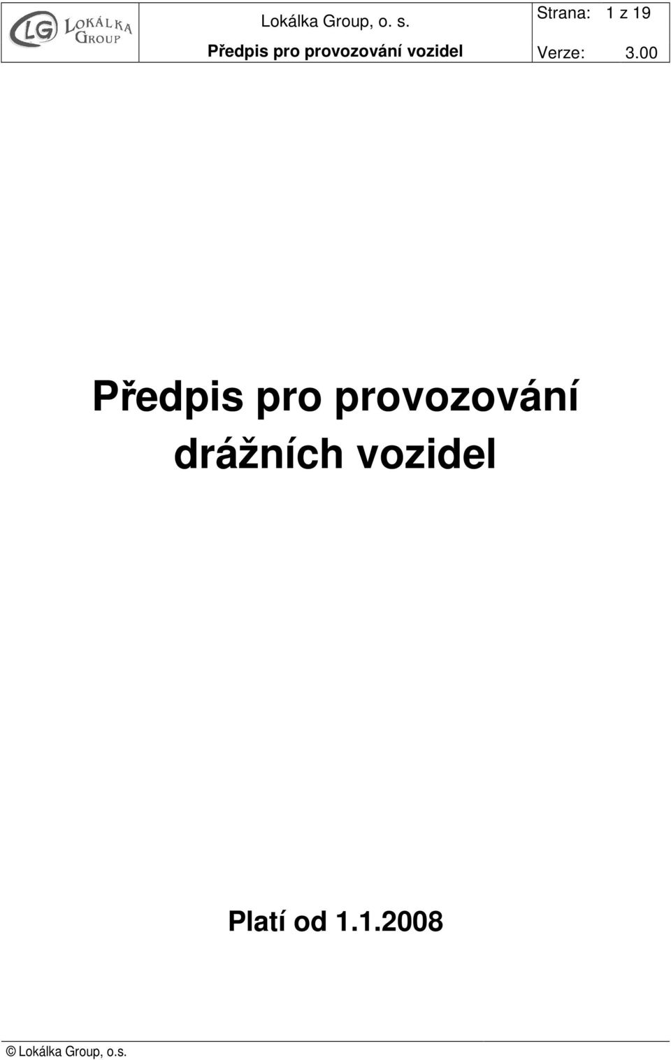 provozování