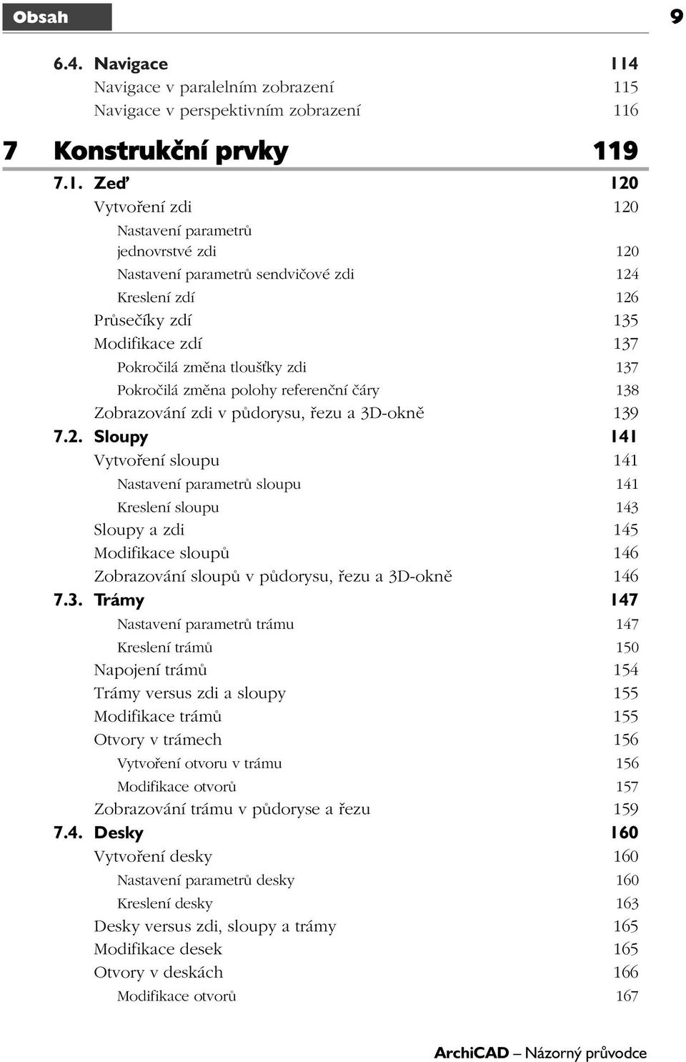 5 Navigace v perspektivním zobrazení 11