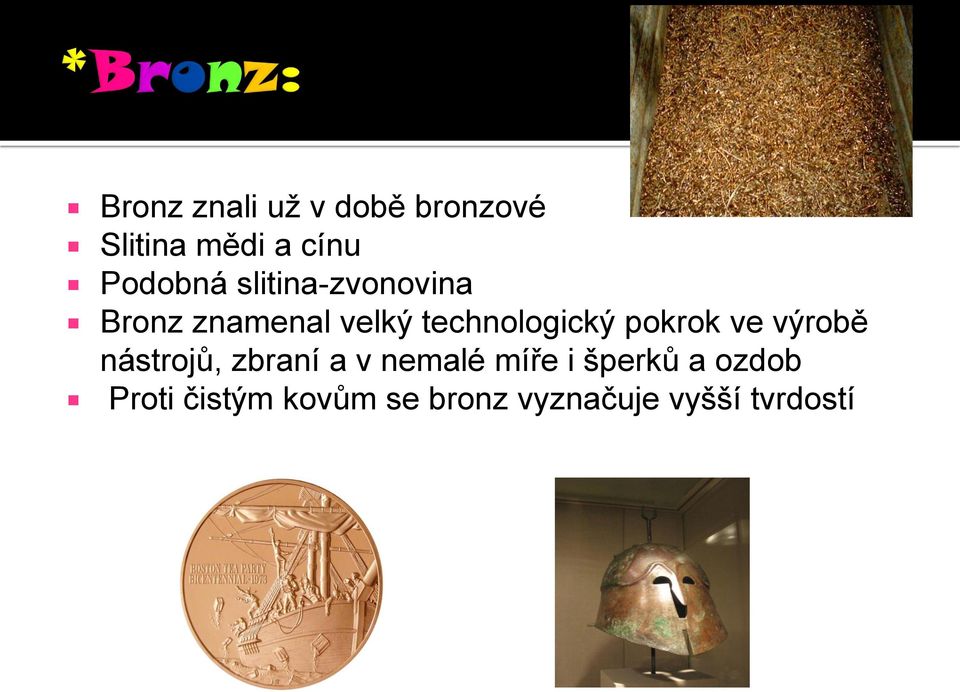 technologický pokrok ve výrobě nástrojů, zbraní a v