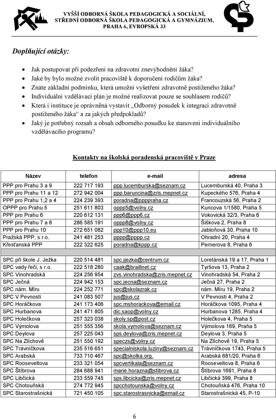 Která í instituce je oprávněná vystavit Odborný posudek k integraci zdravotně postiženého žáka a za jakých předpokladů?