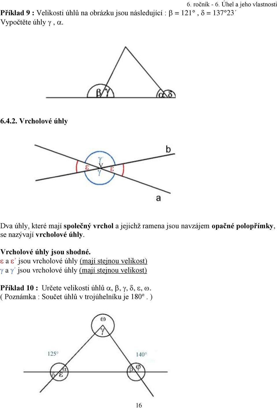 Vypočtěte úhly,. 6.4.2.