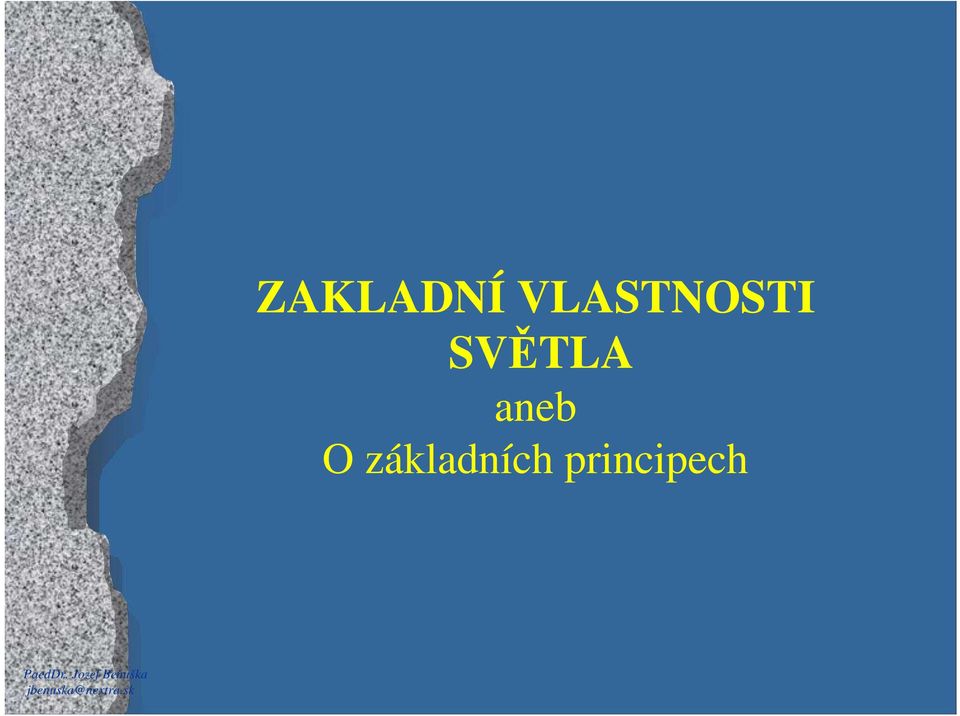 základních principech