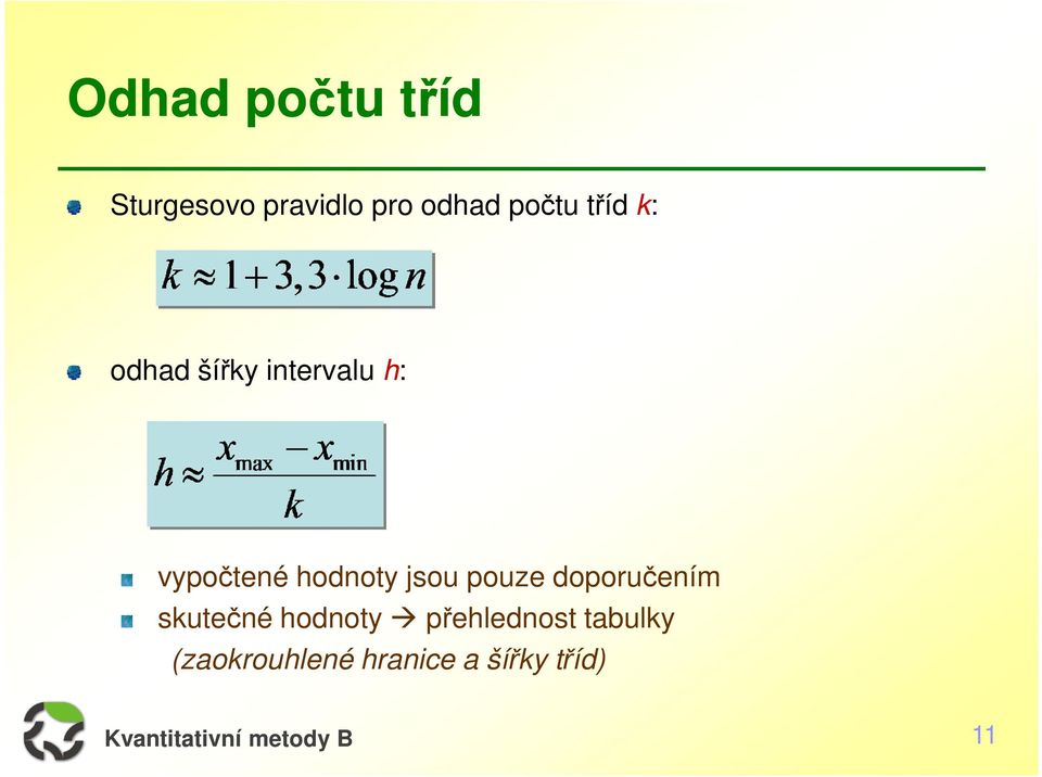 hodnoty jsou pouze doporučením skutečné hodnoty