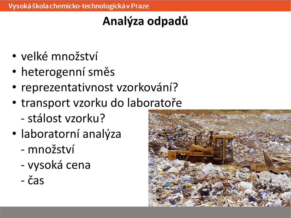 transport vzorku do laboratoře - stálost