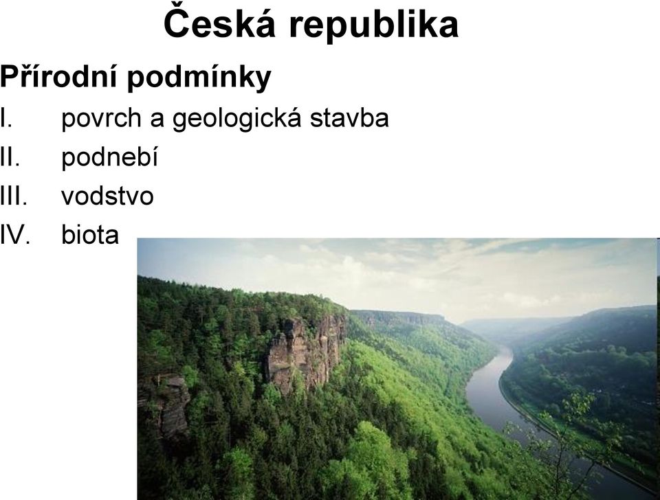 povrch a geologická