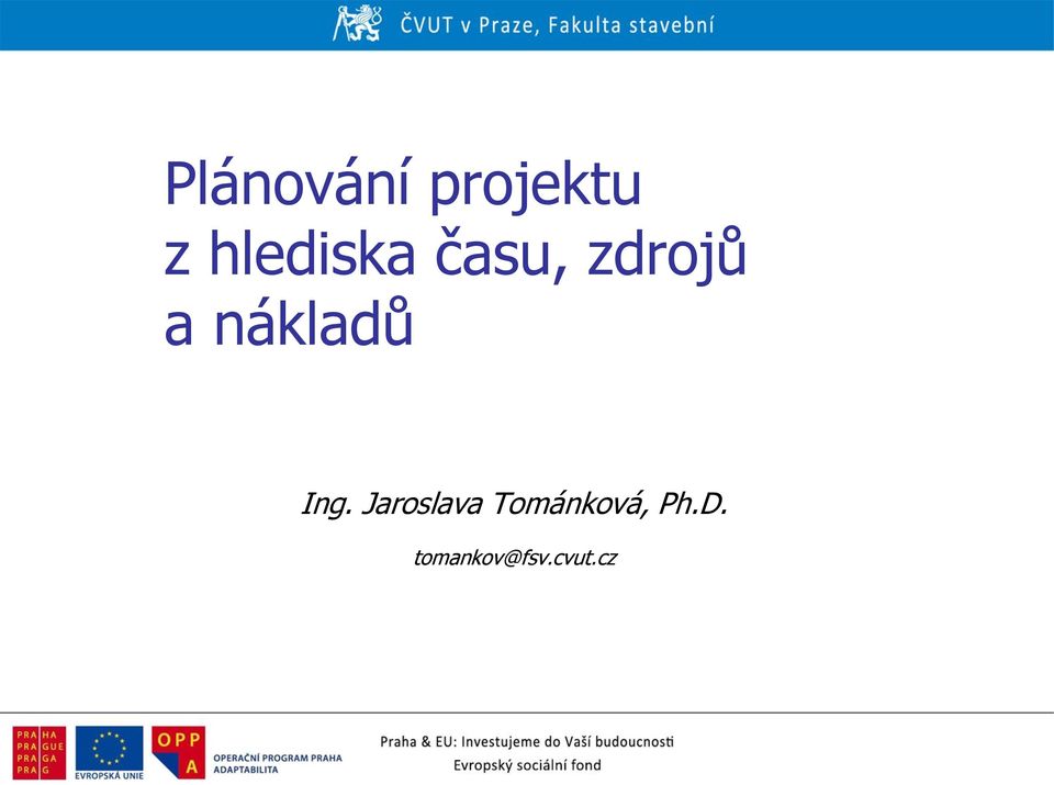nákladů Ing.