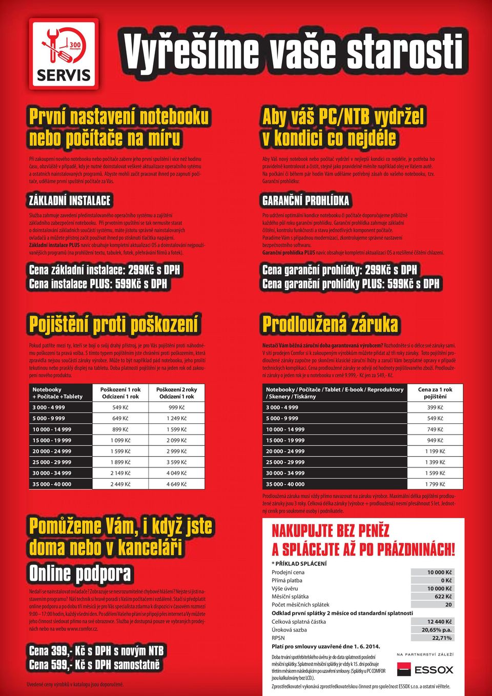 ZÁKLADNÍ INSTALACE Služba zahrnuje zavedení předinstalovaného operačního systému a zajištění základního zabezpečení notebooku.