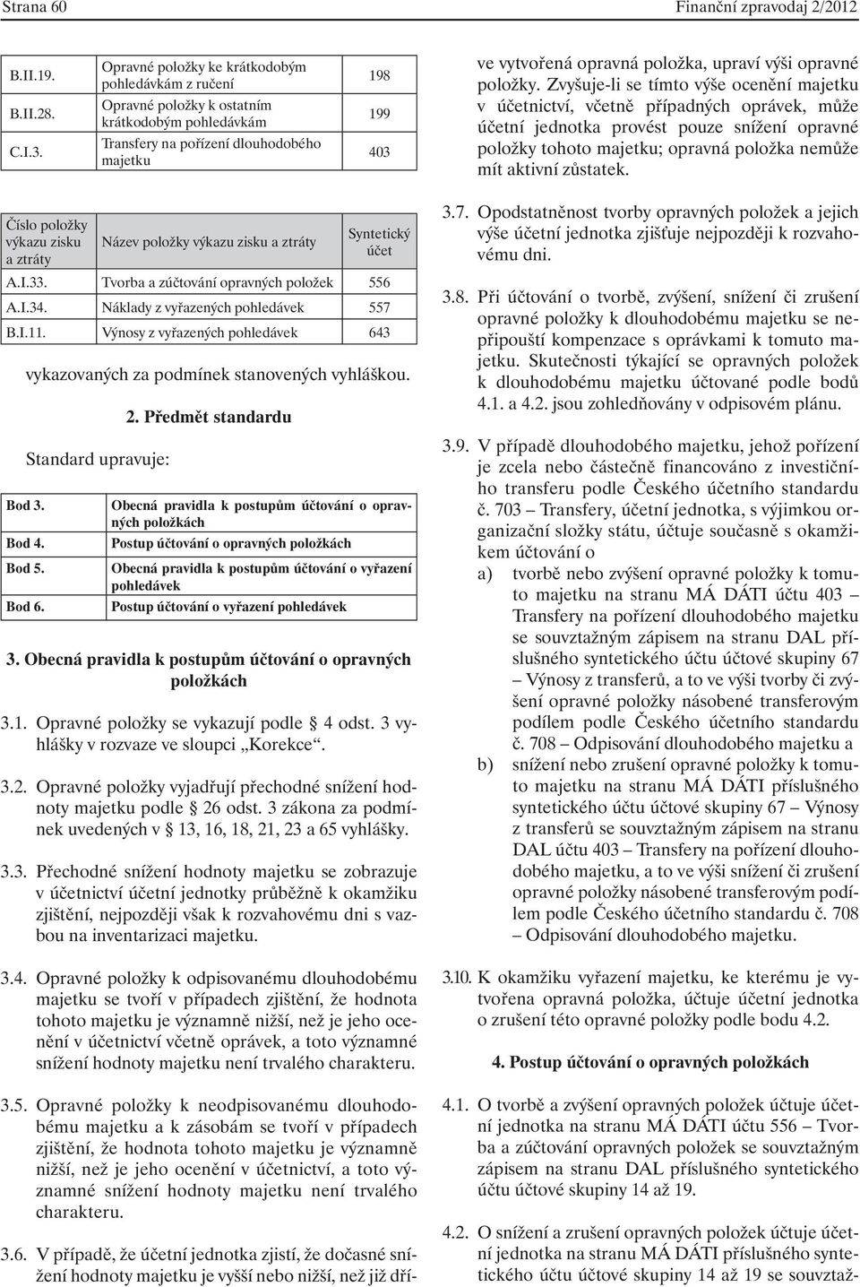 opravné položky.
