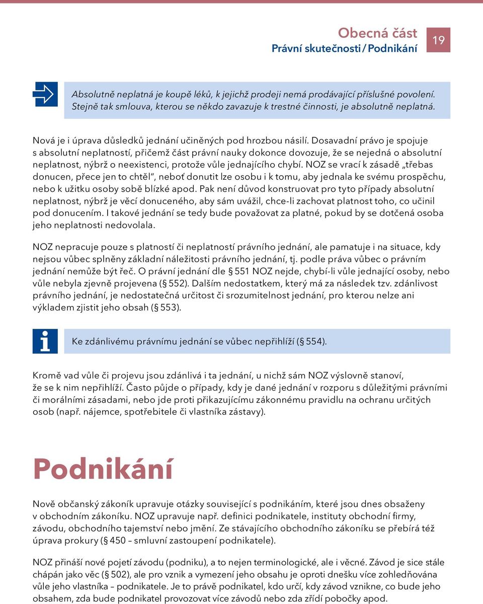 Dosavadní právo je spojuje s absolutní neplatností, přičemž část právní nauky dokonce dovozuje, že se nejedná o absolutní neplatnost, nýbrž o neexistenci, protože vůle jednajícího chybí.