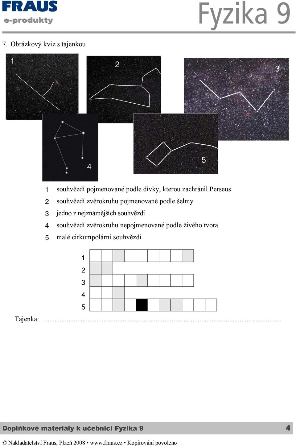 nejznámějších souhvězdí souhvězdí zvěrokruhu nepojmenované podle živého