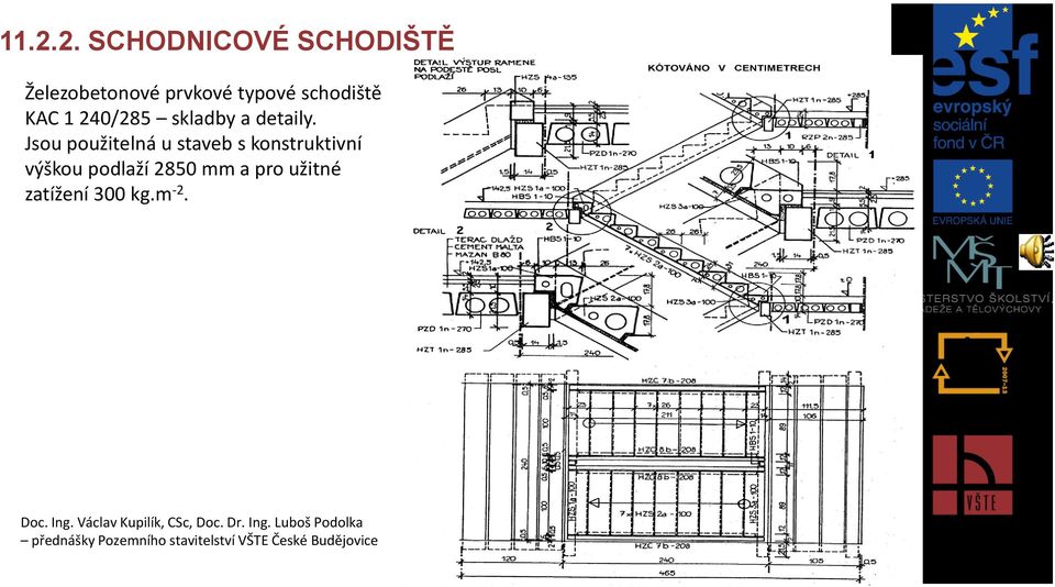 Jsou použitelná u staveb s konstruktivní výškou podlaží 2850 mm a pro užitné